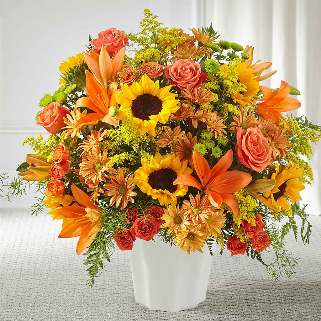 Harvest Thoughts Floor Basket –  Joyce Florist Of Dallas Inc, Dallas TX