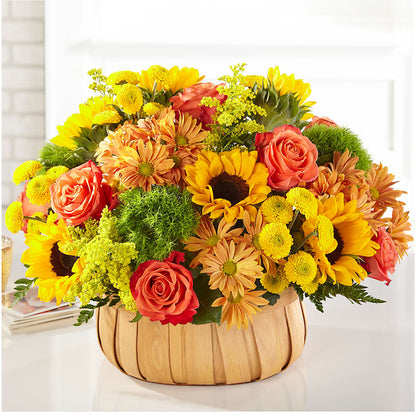 Harvest Sunflower Basket –  Joyce Florist Of Dallas Inc, Dallas TX