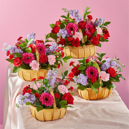 Pink Picnic Basket –  Joyce Florist Of Dallas Inc, Dallas TX
