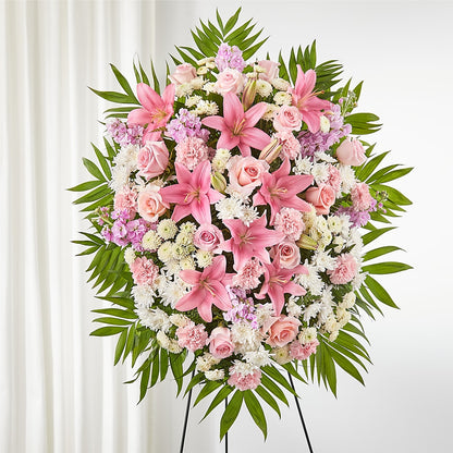 Offering Solace Standing Spray –  Joyce Florist Of Dallas Inc, Dallas TX