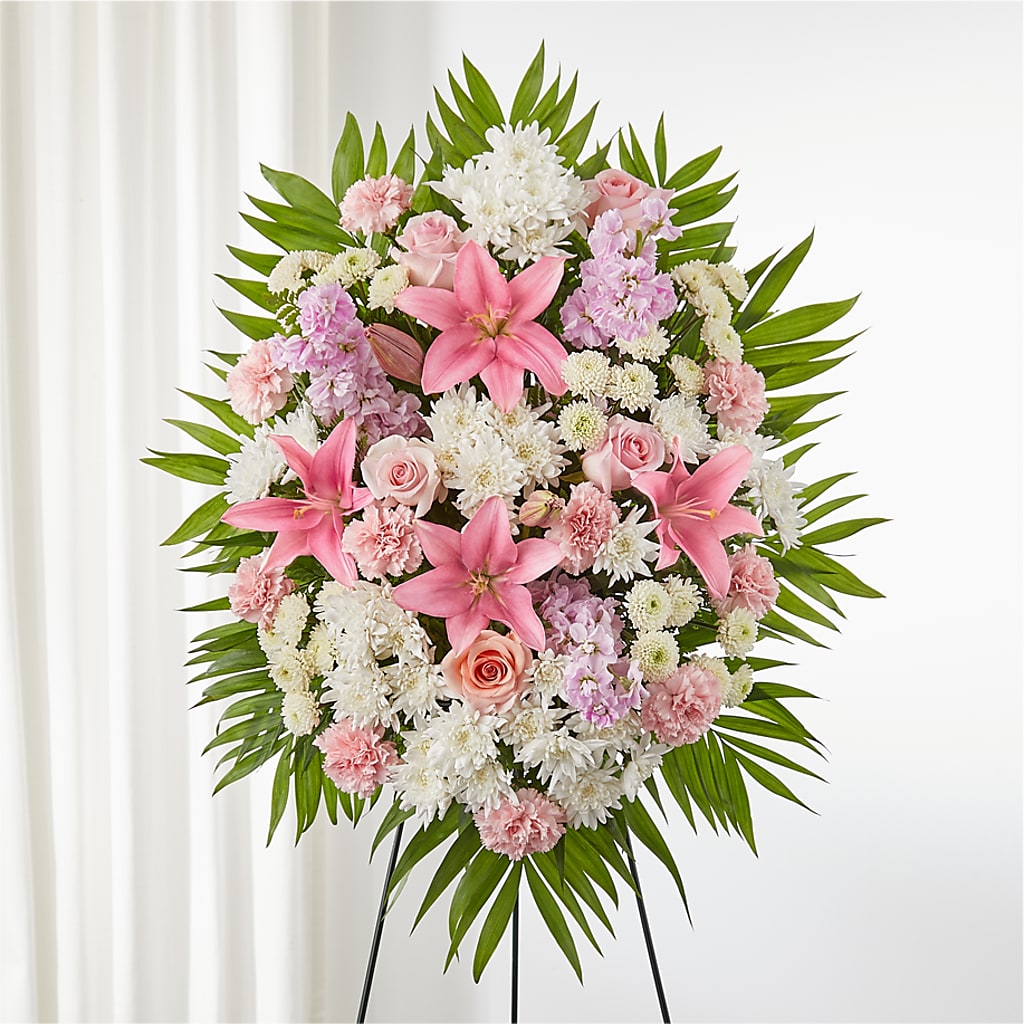 Offering Solace Standing Spray –  Joyce Florist Of Dallas Inc, Dallas TX