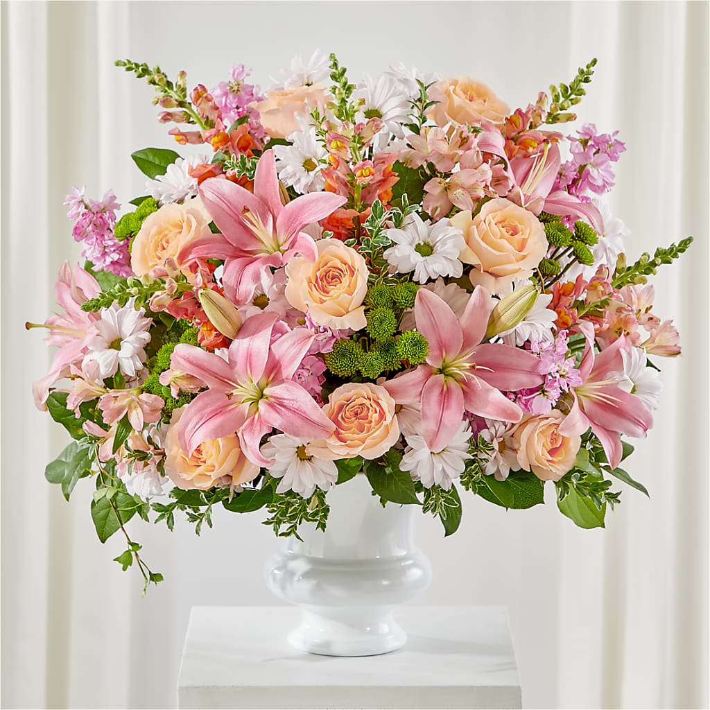 Heartfelt Gesture Urn Arrangement –  Joyce Florist Of Dallas Inc, Dallas TX