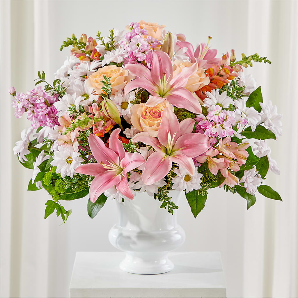 Heartfelt Gesture Urn Arrangement –  Joyce Florist Of Dallas Inc, Dallas TX