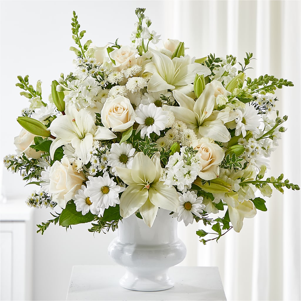 Uplifting Urn Arrangement –  Joyce Florist Of Dallas Inc, Dallas TX
