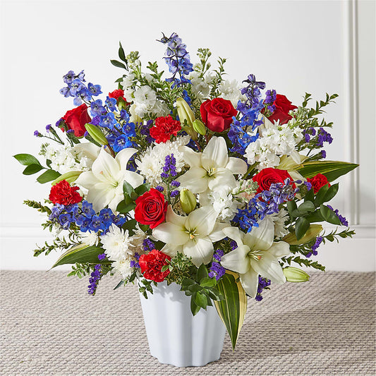Consoled Floor Basket –  Joyce Florist Of Dallas Inc, Dallas TX