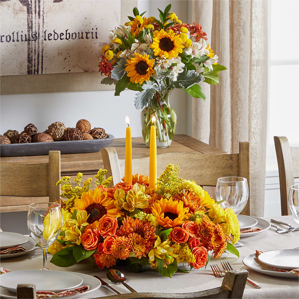 Golden Gathering Bundle –  Joyce Florist Of Dallas Inc, Dallas TX