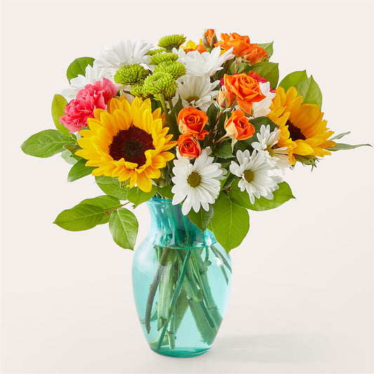 Sun-drenched Blooms Bouquet –  Joyce Florist Of Dallas Inc, Dallas TX