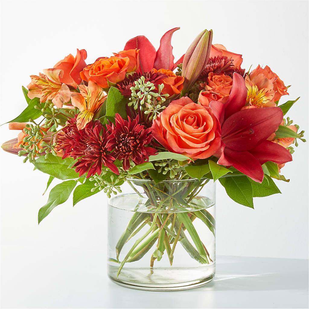Crimson Leaves Bouquet –  Joyce Florist Of Dallas Inc, Dallas TX