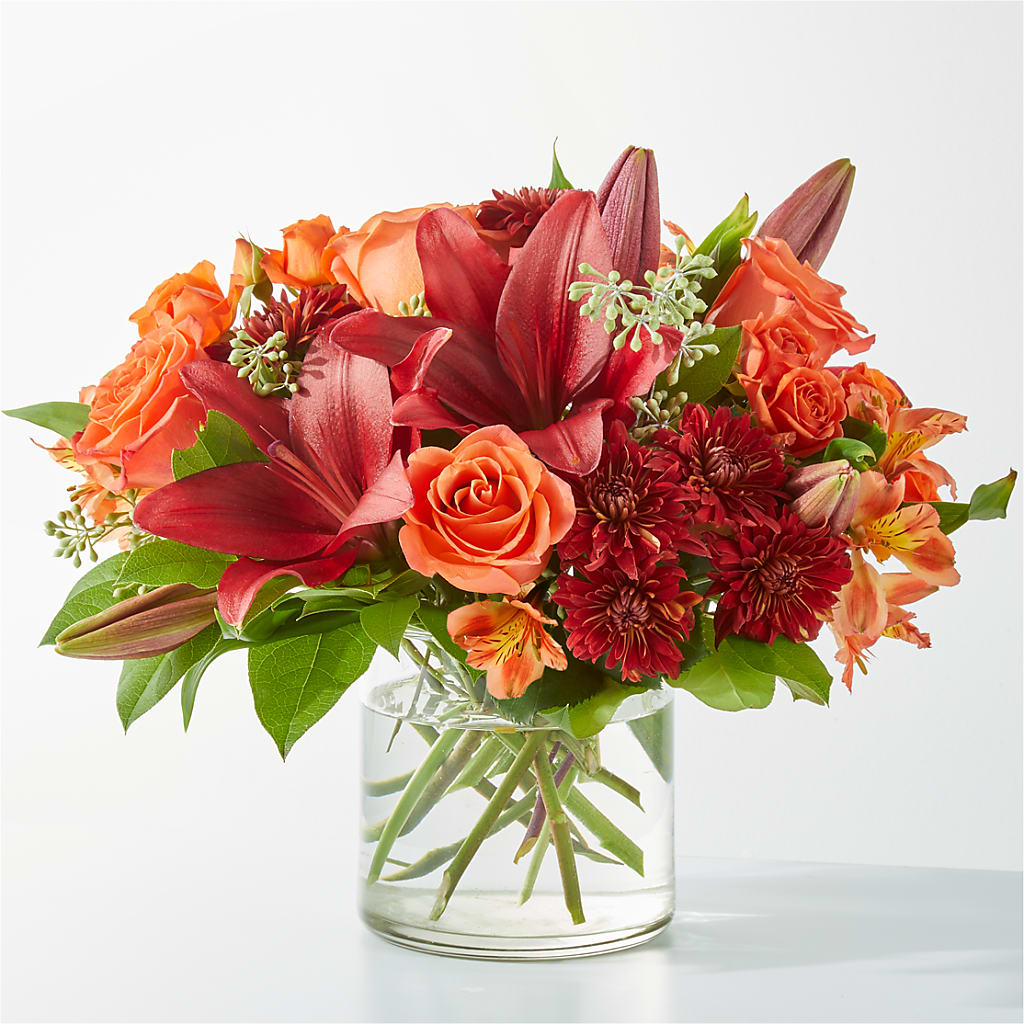Crimson Leaves Bouquet –  Joyce Florist Of Dallas Inc, Dallas TX