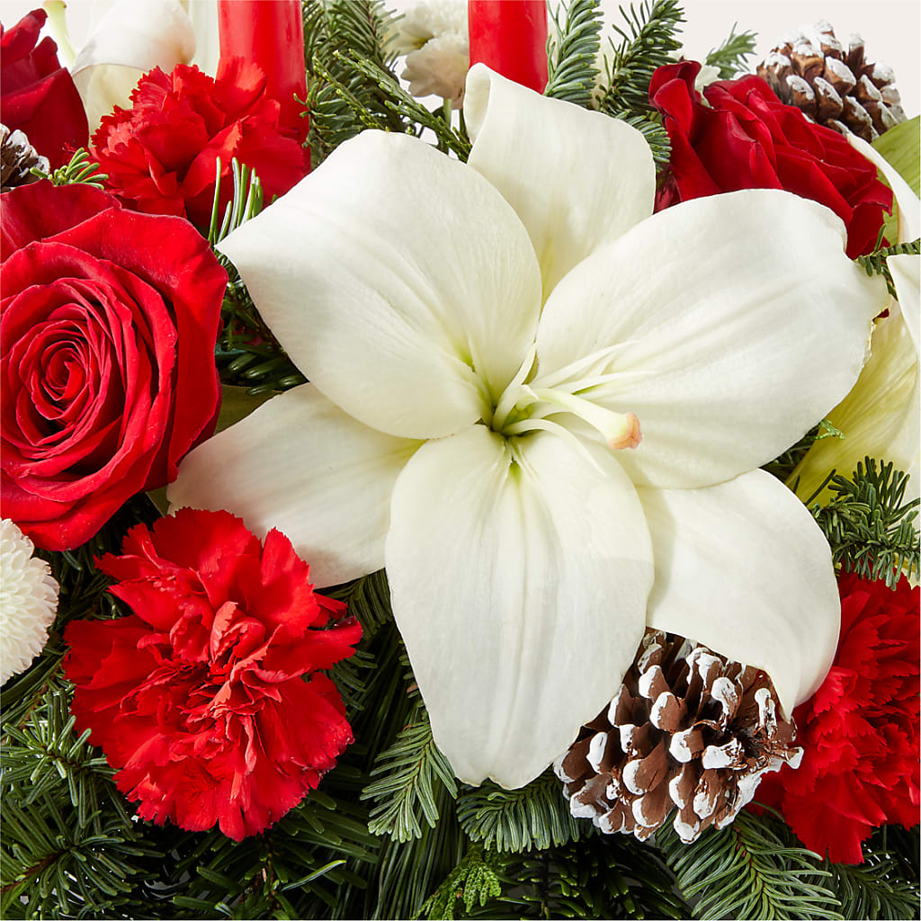 Seasonal Festivities Centerpiece –  Joyce Florist Of Dallas Inc, Dallas TX