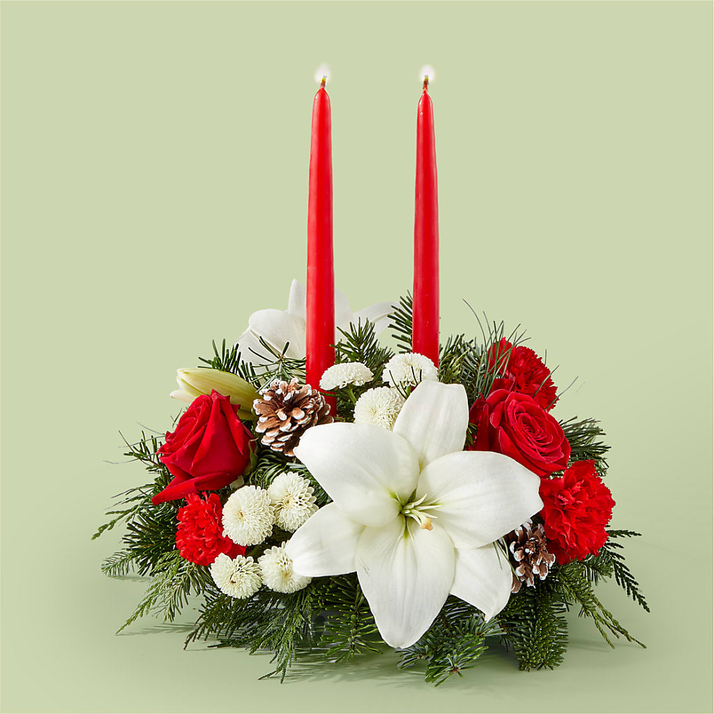 Seasonal Festivities Centerpiece –  Joyce Florist Of Dallas Inc, Dallas TX