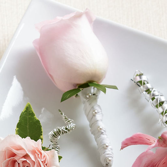 Pink Rose Boutonniere –  Joyce Florist Of Dallas Inc, Dallas TX