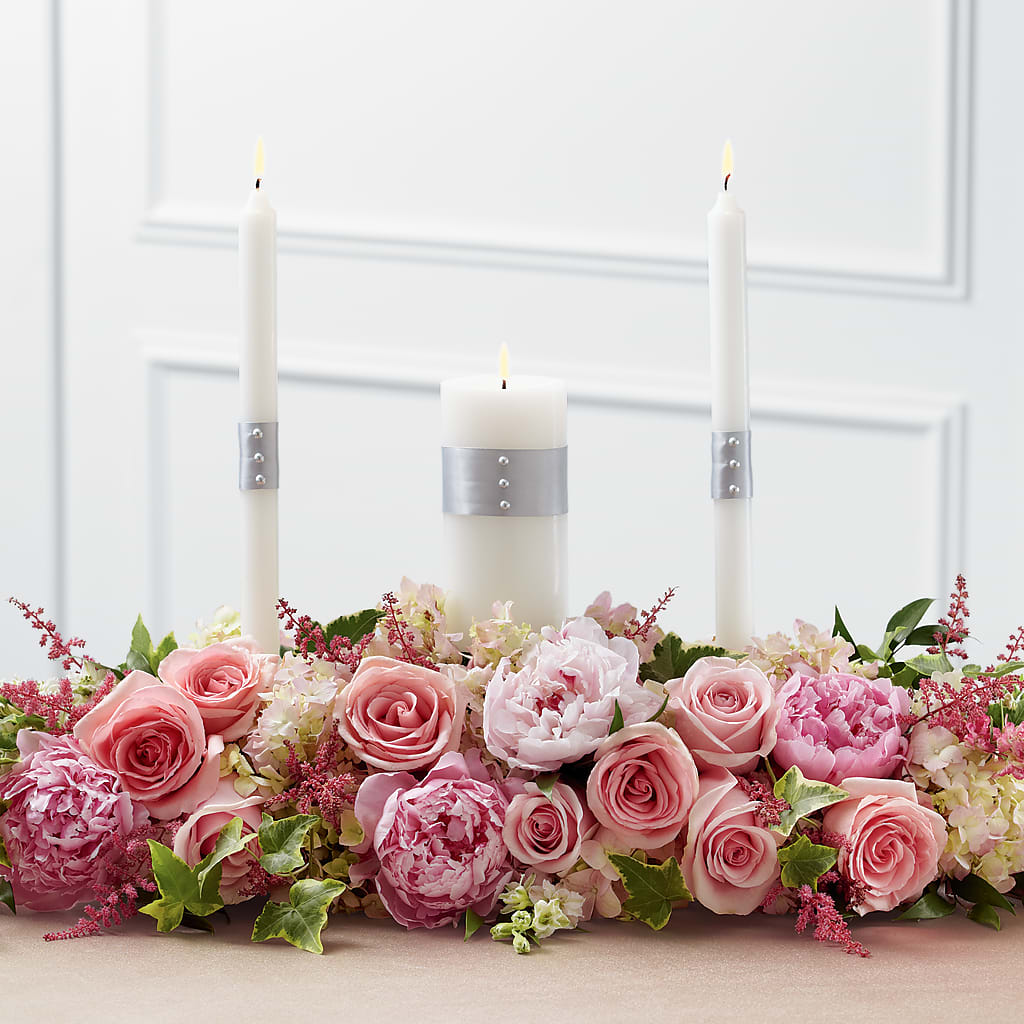 Worldwide Romance Unity Candle Arrangement –  Joyce Florist Of Dallas Inc, Dallas TX