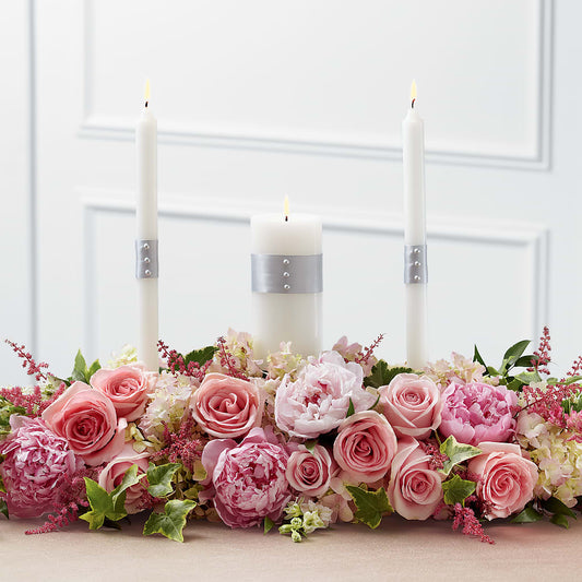 Worldwide Romance Unity Candle Arrangement –  Joyce Florist Of Dallas Inc, Dallas TX