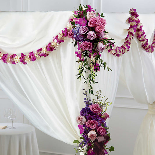 Color & Light Chuppah Decor –  Joyce Florist Of Dallas Inc, Dallas TX