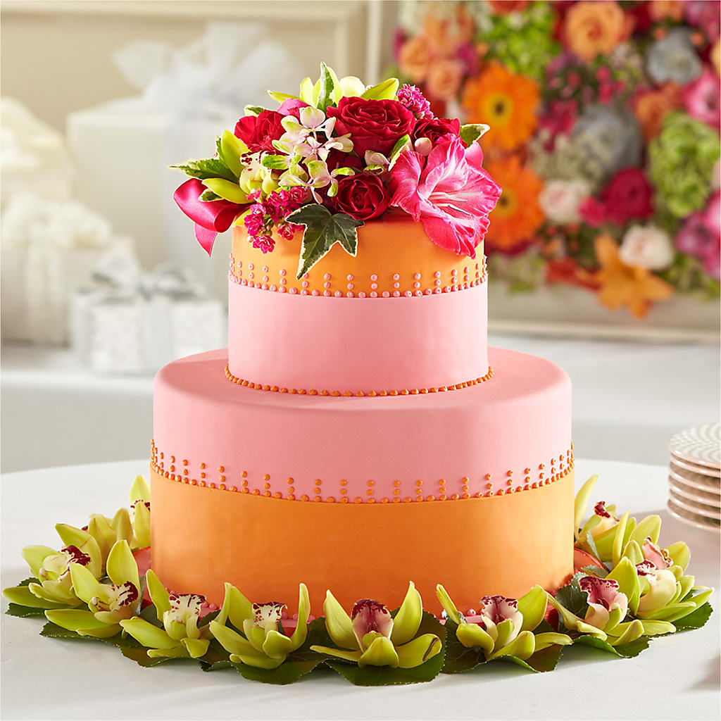 Sweet Citrus Cake Decor –  Joyce Florist Of Dallas Inc, Dallas TX