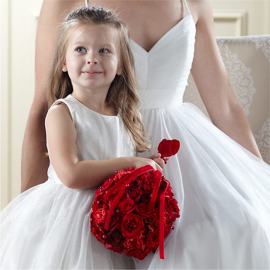 Pure at Heart Flower Girl Arrangement –  Joyce Florist Of Dallas Inc, Dallas TX